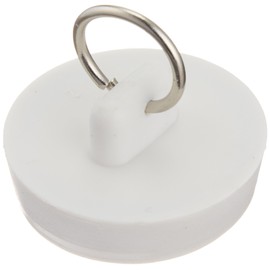 Waxman 7512400T Basin Stopper, White