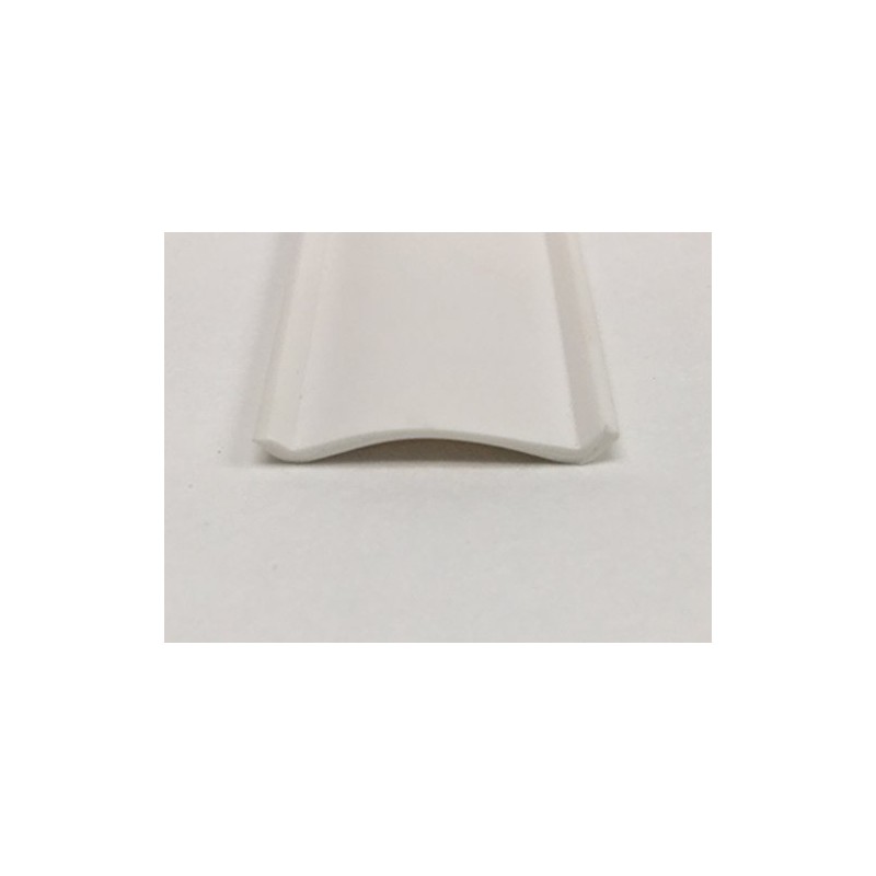 LPC White RV Camper Trailer Vinyl 7/8" x 50' Flat