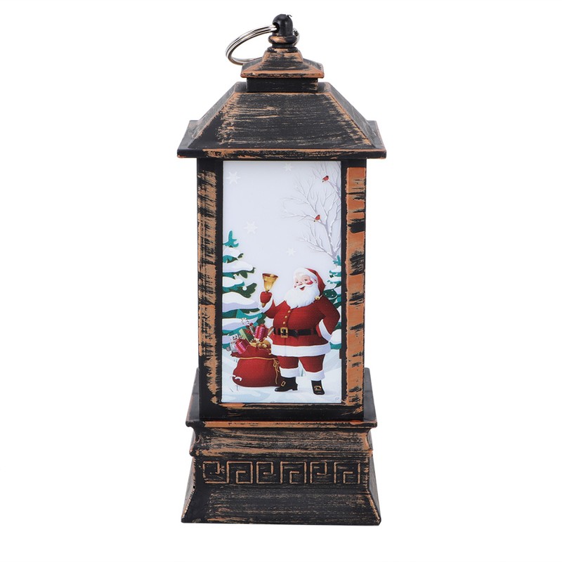 Retro LED Candlestick Lantern Light Candle Holder Lamp Christmas Home