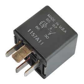 5C3T-14B192-AA 12V 40A Automotive Power Relay, Plug in SPNO with 40A Capacity and 4 Pins