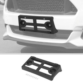 JWWY - Soporte para placa de matrícula para Ford Mustang 2018-2020, color negro