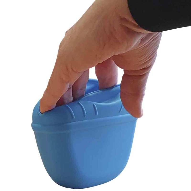 Nobby Silikon Snackbeutel Rio hellblau 12,5 x 4 x 10,5