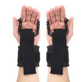 Weight Lifting Hooks, Heavy Duty Sports Weightlifting Hooks With Wrist Straps For Men And Women Metal Lifting Hooks Lifting Wrist Straps Gym Straps For Deadlifts, Pull Ups, Shrugs Workout Straps