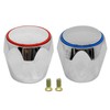 Generic 2pcs Hot and Cold Faucet Handles,35mm/1.37in Diameter,40mm/1.57in Height,Universal Faucet