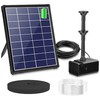 Biling 5.5W Solar Fountain for Bird Bath, DIY Solar Water
