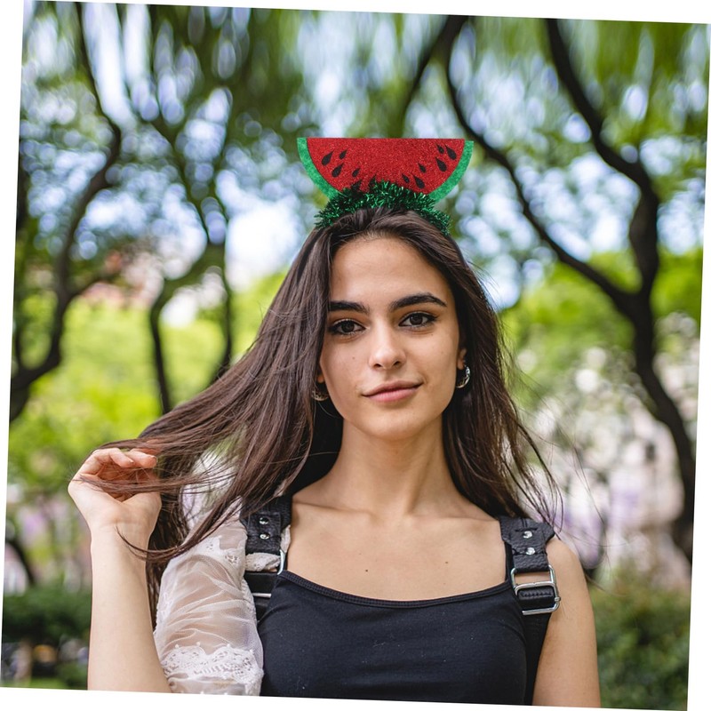 SAFIGLE Watermelon Effect Hairband for Adults Cute Cartoon Accessory for