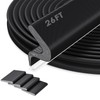 Pluden 26FT Kerf Weather Stripping Door Seal - Door Weather