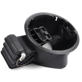 CROSSDESIGN Fuel Gas Filler Door Housing Pocket with Hinge Kit Compatible with Ford F150 2004-2008