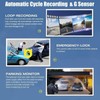 Bewinner 3 Channel Dash Cam Front and Rear 1080P Full