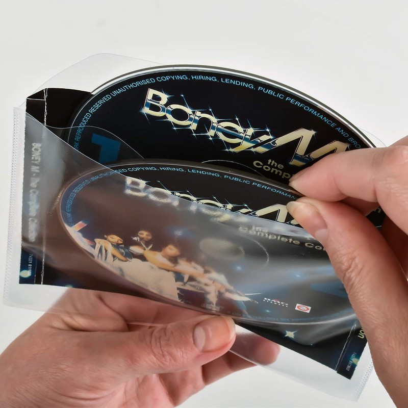 3L Double CD Case with Space for One Cover -