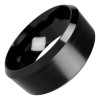 Mercader Digital Paquete De 10 Anillo Mujer Hombre Titanio Negro