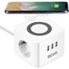 Steckdosenwürfel, BEVA Cube Steckdosenleiste 2 Fach + 3 USB mit