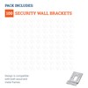 PHS Picture Hanging Security Brackets - 100 Pack - Anti
