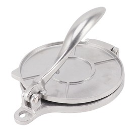 Tortilla Press, Tortilla Maker Manual Roti Maker Dough Press Quesadilla Maker Aluminum Alloy Tortilla Press Rotis Press Quesadilla Press for Taco(16cm-Silver)