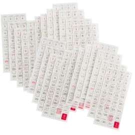 CORHAD 24sheets Monthly Planner Stickers Daily Date Stickers for Day and Date Wall Calendar Use