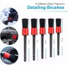 Kit De Limpieza De Coche,cepillos De Limpieza Para Detalles 17pcak