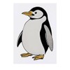 'Rotund Penguin' Temporary Tattoo - Water Resistant, Skin-Safe, Non-Toxic Transfer