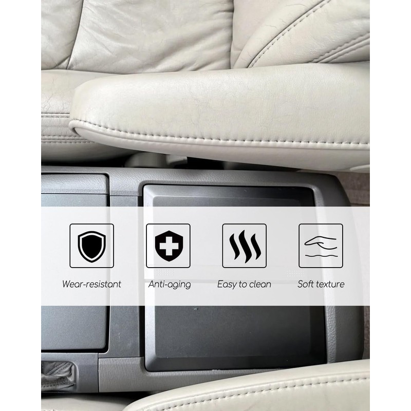 AUGREX Auto Armrest Cover Fit for Lexus GX470 2003 2004