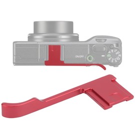 Hot Shoe Thumb Grip Hot Shoe Thumb Rest Aluminum Alloy X70 Camera (Red)