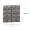 CORHAD 12pcs Pyramid Shape Sound Dampening Panels 5cm Sound Insulation