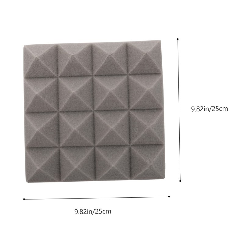 CORHAD 12pcs Pyramid Shape Sound Dampening Panels 5cm Sound Insulation