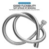 1-Meter Hi Flow Anti-Kink Protection Double Lock Flexible Stainless Steel