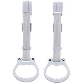 Kisangel 2 Pack Playpen Pull up Rings Soft Child-Friendly Learning Standing Handles for Accessories