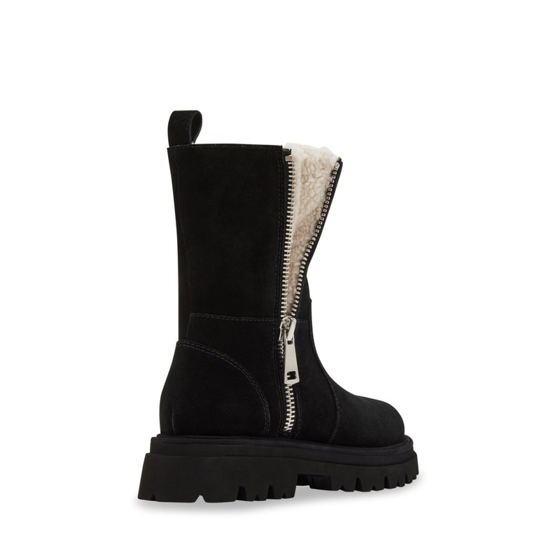 Blondo Waterproof Women's Burnout Boot, Black Suede, 9