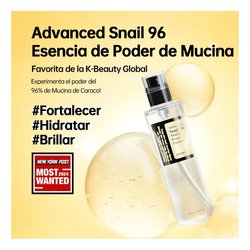Cosrx Advanced Snail 96 Mucin Esencia Reparadora 100ml