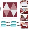 Alow Peel and Stick Floor Tile,Self-Adhsive Vinyl Flooring,Red Peel and