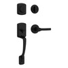 Kwikset Henley Front Door Lock Handle and Deadbolt Set, Entry