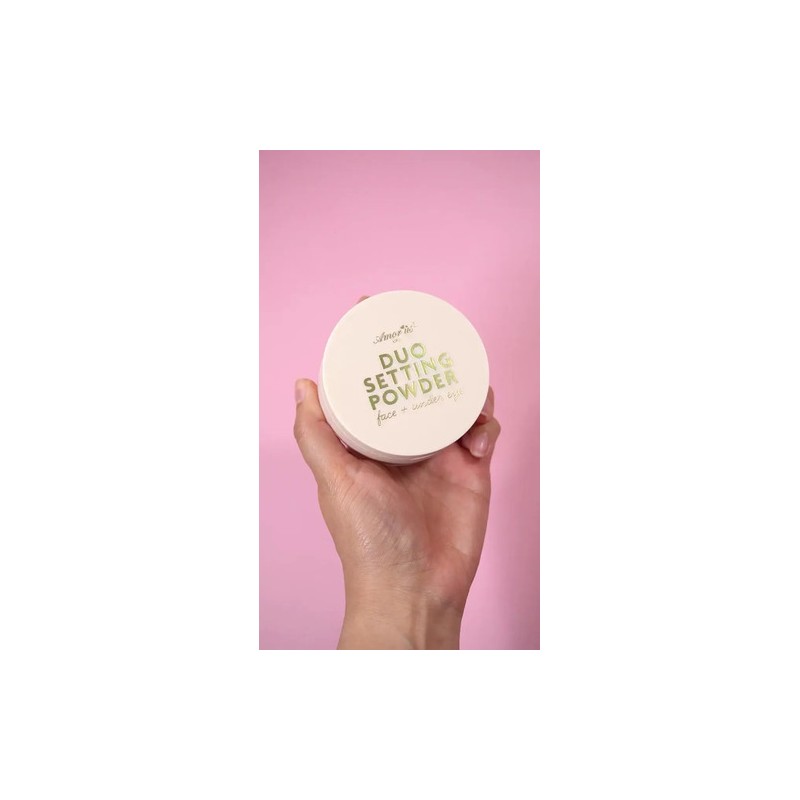 Polvo Fijador Traslucido Duo Setting Powder Amor Us