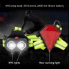 Chest Running Light LED Rechargeable Chest Light Back Warning Light