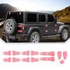 JeCar 13pcs Pink Full Set Door Hinge Cover Trim Overlay