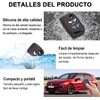 2 Pcs Funda Protectora para Llave de Auto, Negro, Silicona,