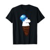 Funny polar bear in an ice cream cone T-Shirt