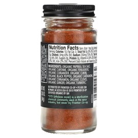 Frontier Berbere Seasoning Organic 2.3 Oz Aromatic Spice Blend For Cooking