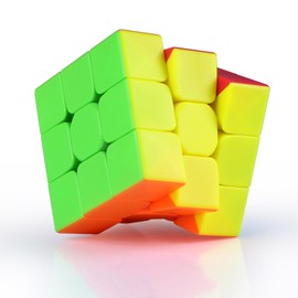 XMDCuber QY Toys Speed Cube 3 x 3 Stickerless, Professional Smooth and High Fault Tolerance, for Beginners 3 x 3 x 3 Magic Cube 5.6 mm