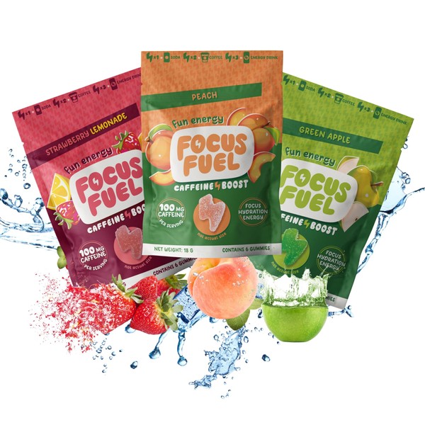 FocusFuel Energy Chews – Trial Size Variety Sample Pack (9