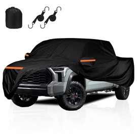 Truck Cover Fit Toyota Tundra(2000-2025)Double/Crew Cab with 6.2-6.5" bed and Toyota Tundra(2007-2025)CrewMax with 5.5" bed Waterproof Truck Car Cover Outdoor Indoor Sun UV Rain Snow Wind Protection