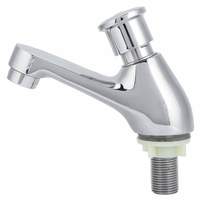 G1/2 Copper Time Delay Faucet Basin Sink Water Tap for