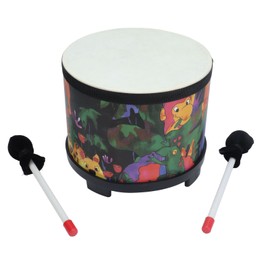 8 Inch Floor Tom Drum Cute Excellent Sound Music Instrument Drum with 2 Mallets for Children