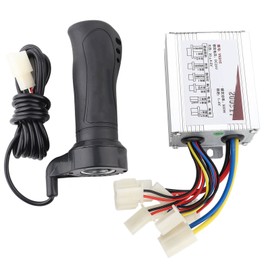 500W Motor Brushed Speed Controller &amp; Throttle Grip for Electric Bicycle Scooter Tricycle 24V
