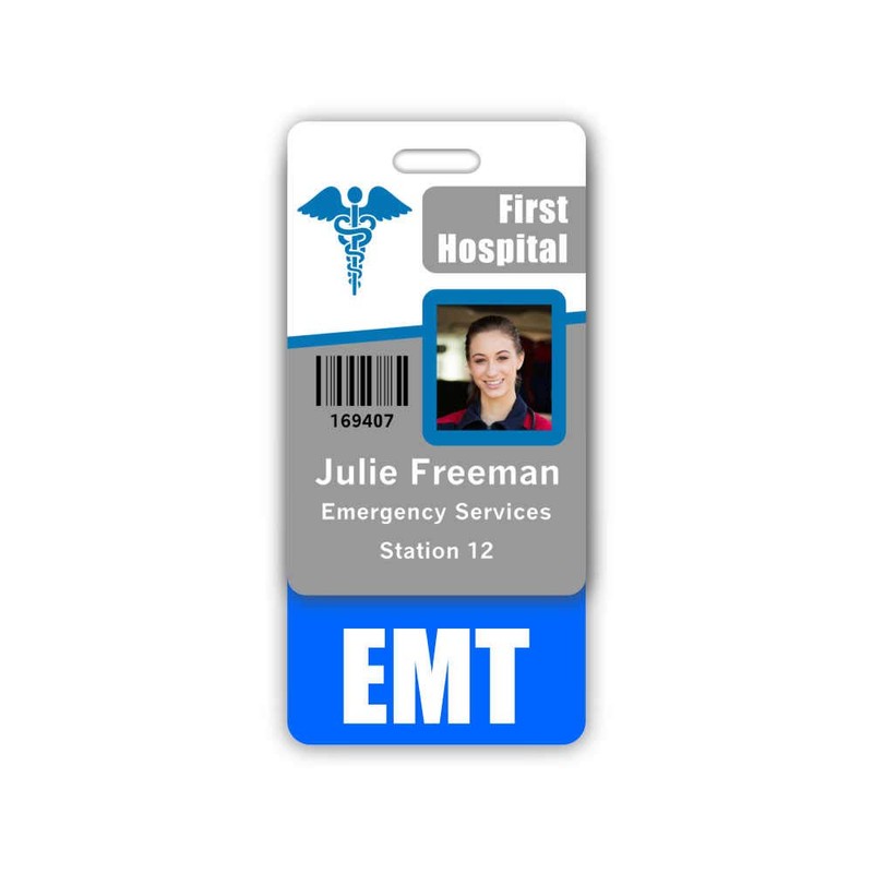 EMT Badge Buddy Vertical w/Height & Weight Conversion Charts (Standard,