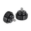 uxcell 4pcs Knurled Clamping Knobs M8 x 10mm Metric 304