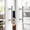 CCJH 9.5" Stainless Steel Sliding Barn Door Handles Pull Flush
