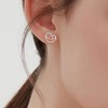 MOM Stud Earrings 925 Sterling Silver for Women - Heart