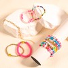MEDOJO Friendship Bracelets Set Colorful White Gold Smile Heart Star