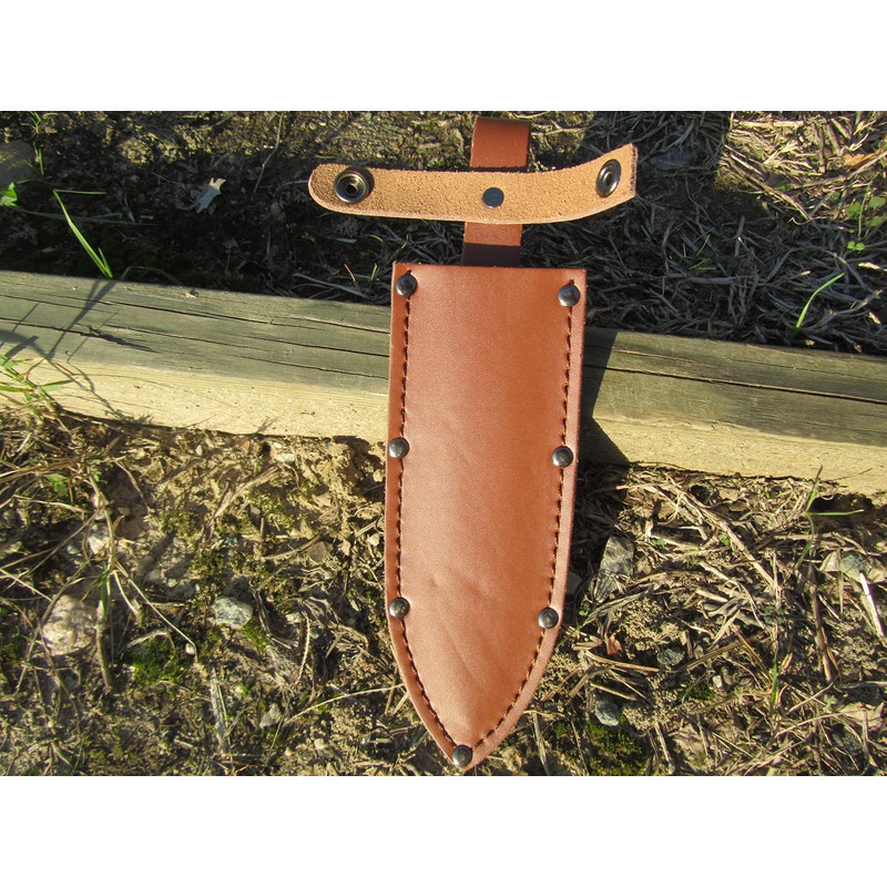 RiverView Enterprise Knife Sheath Riveted Genuine Leather - Up to