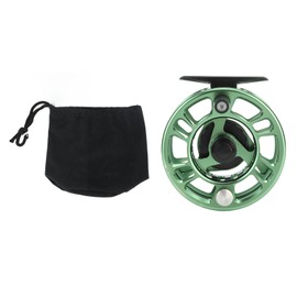 Fly Fishing Reel Large Arbor Fly Reel Smooth Casting Fly Fishing Reel With Left Right Hand Retrieve Conversion Green